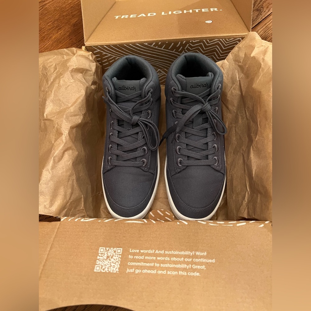 Allbirds Canvas Pacer Mids Calm Teal Women’s Size 7 EUC